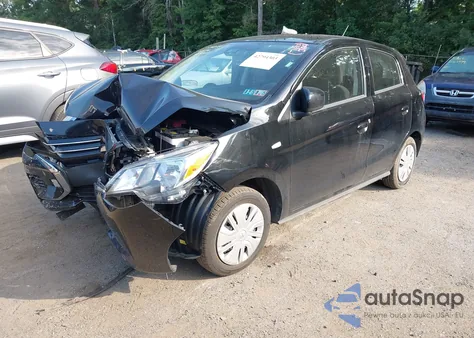 2024 Mitsubishi Mirage Es/Le z USA, uszkodzony, nr VIN ML32AUHJ4RH023051